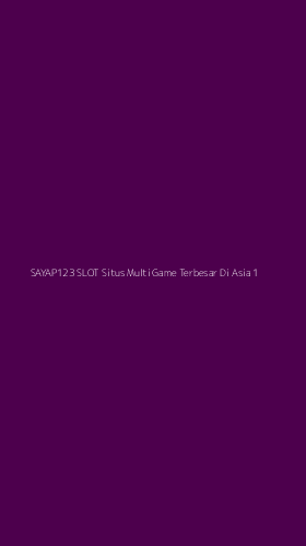 Tampilan Antarmuka Aplikasi Sayap123 Slot Situs Multi Game Terbesar Di Asia - 1