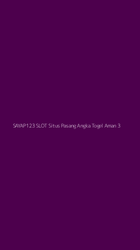 Tampilan Antarmuka Aplikasi Sayap123 Slot Situs Pasang Angka Togel Aman - 3