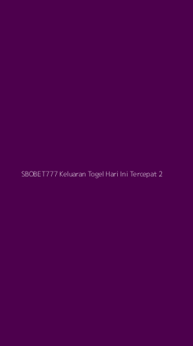 Tampilan Antarmuka Aplikasi Sbobet777 Keluaran Togel Hari Ini Tercepat - 2