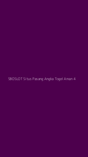Tampilan Antarmuka Aplikasi Sboslot Situs Pasang Angka Togel Aman - 4