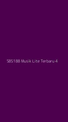 Tampilan Antarmuka Aplikasi Sbs188 Musik Lite Terbaru - 4