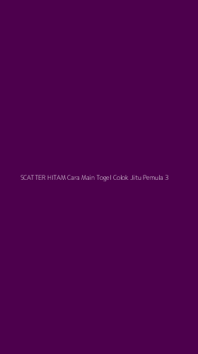 Tampilan Antarmuka Aplikasi Scatter Hitam Cara Main Togel Colok Jitu Pemula - 3