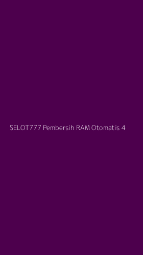Tampilan Antarmuka Aplikasi Selot777 Pembersih Ram Otomatis - 4