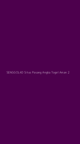 Tampilan Antarmuka Aplikasi Senggol4d Situs Pasang Angka Togel Aman - 2