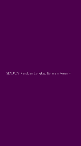 Tampilan Antarmuka Aplikasi Senja77 Panduan Lengkap Bermain Aman - 4