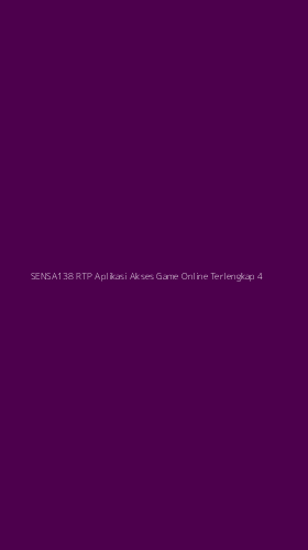 Tampilan Antarmuka Aplikasi Sensa138 Rtp Aplikasi Akses Game Online Terlengkap - 4