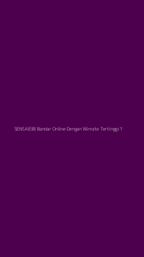 Tampilan Antarmuka Aplikasi Sensa838 Bandar Online Dengan Winrate Tertinggi - 1