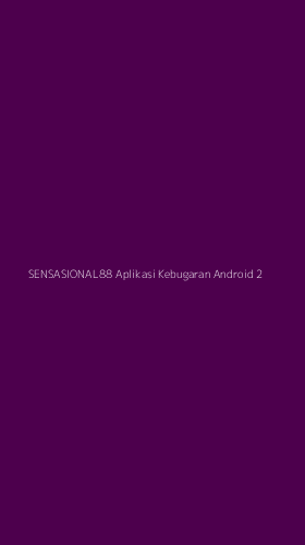 Tampilan Antarmuka Aplikasi Sensasional88 Aplikasi Kebugaran Android - 2