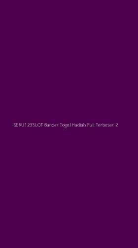 Tampilan Antarmuka Aplikasi Seru123slot Bandar Togel Hadiah Full Terbesar - 2