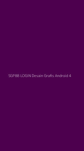 Tampilan Antarmuka Aplikasi Sgp88 Login Desain Grafis Android - 4