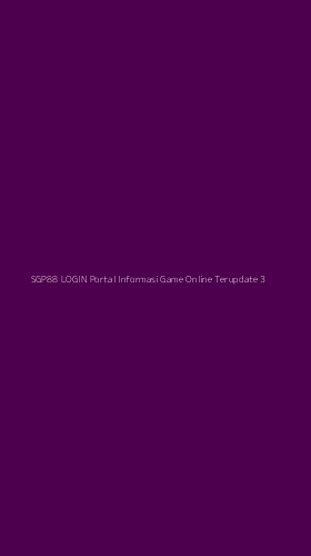 Tampilan Antarmuka Aplikasi Sgp88 Login Portal Informasi Game Online Terupdate - 3