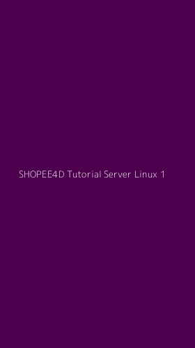 Tampilan Antarmuka Aplikasi Shopee4d Tutorial Server Linux - 1