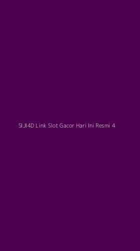 Tampilan Antarmuka Aplikasi Siji4d Link Slot Gacor Hari Ini Resmi - 4