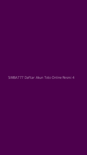 Tampilan Antarmuka Aplikasi Simba777 Daftar Akun Toto Online Resmi - 4
