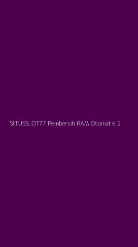 Tampilan Antarmuka Aplikasi Situsslot77 Pembersih Ram Otomatis - 2