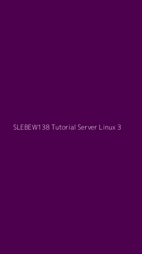 Tampilan Antarmuka Aplikasi Slebew138 Tutorial Server Linux - 3