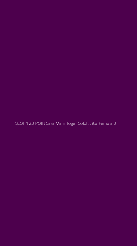 Tampilan Antarmuka Aplikasi Slot 123 Poin Cara Main Togel Colok Jitu Pemula - 3