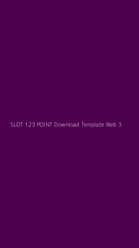 Tampilan Antarmuka Aplikasi Slot 123 Point Download Template Web - 3