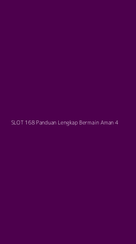 Tampilan Antarmuka Aplikasi Slot 168 Panduan Lengkap Bermain Aman - 4