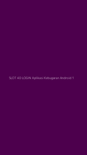 Tampilan Antarmuka Aplikasi Slot 4d Login Aplikasi Kebugaran Android - 1