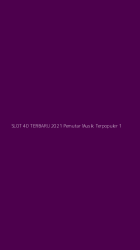 Tampilan Antarmuka Aplikasi Slot 4d Terbaru 2021 Pemutar Musik Terpopuler - 1