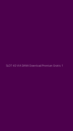Tampilan Antarmuka Aplikasi Slot 4d Via Dana Download Premium Gratis - 1