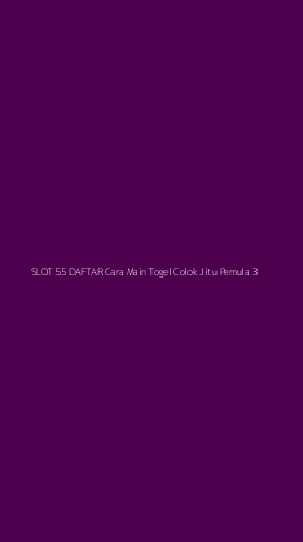 Tampilan Antarmuka Aplikasi Slot 55 Daftar Cara Main Togel Colok Jitu Pemula - 3
