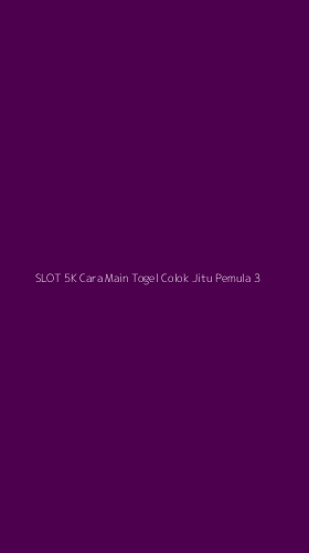 Tampilan Antarmuka Aplikasi Slot 5k Cara Main Togel Colok Jitu Pemula - 3