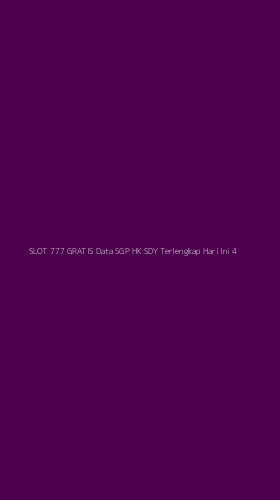 Tampilan Antarmuka Aplikasi Slot 777 Gratis Data Sgp Hk Sdy Terlengkap Hari Ini - 4