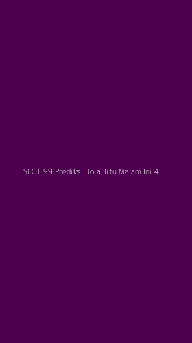 Tampilan Antarmuka Aplikasi Slot 99 Prediksi Bola Jitu Malam Ini - 4