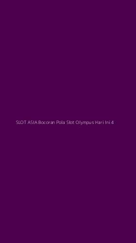 Tampilan Antarmuka Aplikasi Slot Asia Bocoran Pola Slot Olympus Hari Ini - 4