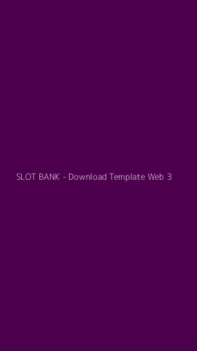 Tampilan Antarmuka Aplikasi SLOT BANK - Download Template Web - 3