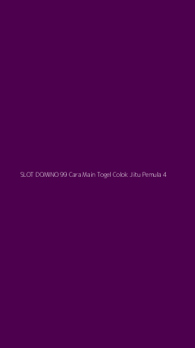 Tampilan Antarmuka Aplikasi Slot Domino 99 Cara Main Togel Colok Jitu Pemula - 4