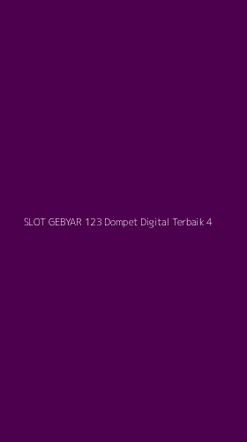 Tampilan Antarmuka Aplikasi Slot Gebyar 123 Dompet Digital Terbaik - 4