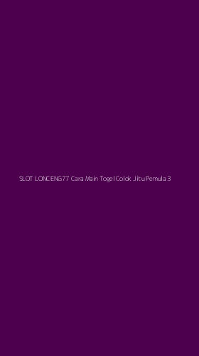 Tampilan Antarmuka Aplikasi Slot Lonceng77 Cara Main Togel Colok Jitu Pemula - 3