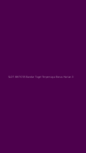 Tampilan Antarmuka Aplikasi Slot Matic55 Bandar Togel Terpercaya Bonus Harian - 3