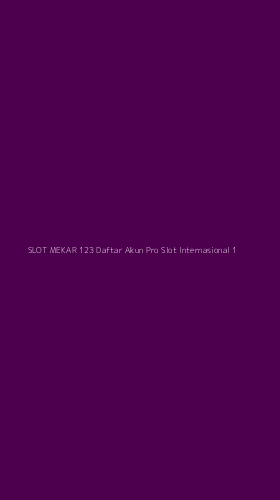 Tampilan Antarmuka Aplikasi Slot Mekar 123 Daftar Akun Pro Slot Internasional - 1