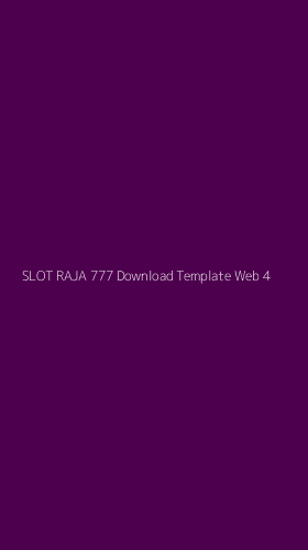 Tampilan Antarmuka Aplikasi Slot Raja 777 Download Template Web - 4