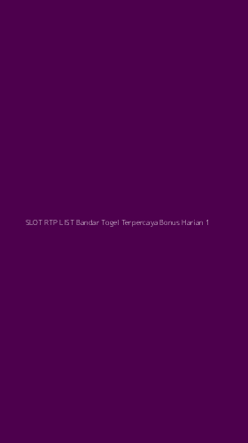 Tampilan Antarmuka Aplikasi Slot Rtp List Bandar Togel Terpercaya Bonus Harian - 1