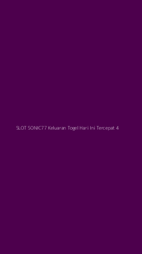 Tampilan Antarmuka Aplikasi Slot Sonic77 Keluaran Togel Hari Ini Tercepat - 4