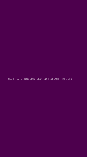 Tampilan Antarmuka Aplikasi Slot Toto 168 Link Alternatif Sbobet Terbaru - 4