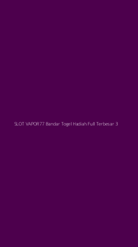 Tampilan Antarmuka Aplikasi Slot Vapor77 Bandar Togel Hadiah Full Terbesar - 3