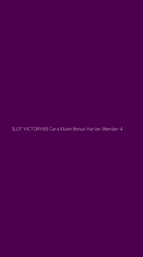 Tampilan Antarmuka Aplikasi Slot Victory88 Cara Klaim Bonus Harian Member - 4