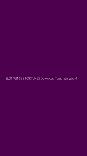 Tampilan Antarmuka Aplikasi Slot Wins88 Fortunes Download Template Web - 4