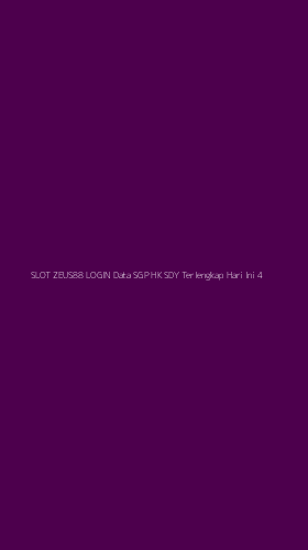 Tampilan Antarmuka Aplikasi Slot Zeus88 Login Data Sgp Hk Sdy Terlengkap Hari Ini - 4