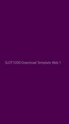 Tampilan Antarmuka Aplikasi Slot1000 Download Template Web - 1