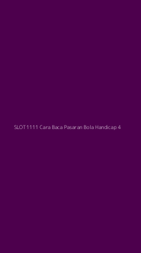 Tampilan Antarmuka Aplikasi Slot1111 Cara Baca Pasaran Bola Handicap - 4