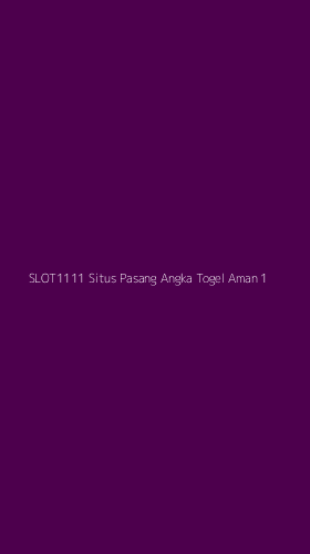 Tampilan Antarmuka Aplikasi Slot1111 Situs Pasang Angka Togel Aman - 1