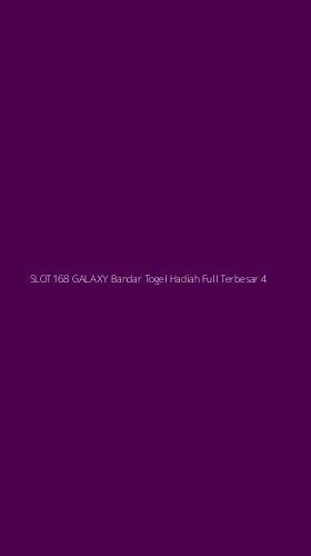 Tampilan Antarmuka Aplikasi Slot168 Galaxy Bandar Togel Hadiah Full Terbesar - 4