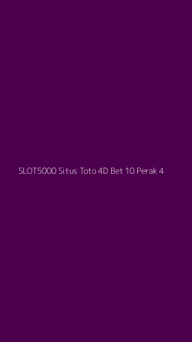 Tampilan Antarmuka Aplikasi Slot5000 Situs Toto 4d Bet 10 Perak - 4